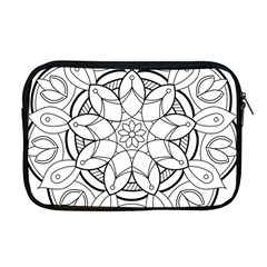 Mandala Drawing Dyes Page Apple Macbook Pro 17  Zipper Case