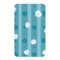 Gardenia Flowers White Blue Memory Card Reader (rectangular) by Ravend