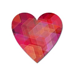 Abstract Background Texture Pattern Heart Magnet