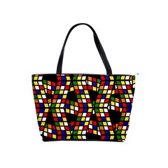 Graphic Pattern Rubiks Cube Cubes Classic Shoulder Handbag