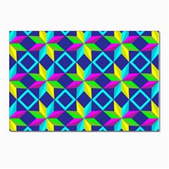 Pattern Star Abstract Background Postcards 5  X 7  (pkg Of 10)