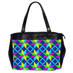 Pattern Star Abstract Background Oversize Office Handbag (2 Sides)