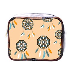 Dreamcatcher Pattern Pen Background Mini Toiletries Bag (one Side)