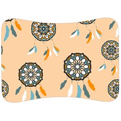 Dreamcatcher Pattern Pen Background Velour Seat Head Rest Cushion