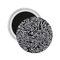 Flames Fire Pattern Digital Art 2.25  Magnets