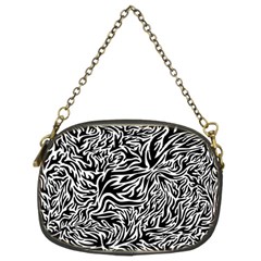 Flames Fire Pattern Digital Art Chain Purse (Two Sides)