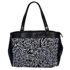 Flames Fire Pattern Digital Art Oversize Office Handbag by Ravend