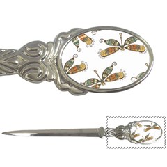 Pattern Dragonfly Background Letter Opener