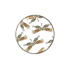 Pattern Dragonfly Background Hat Clip Ball Marker (10 Pack)