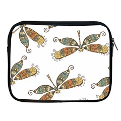 Pattern Dragonfly Background Apple Ipad 2/3/4 Zipper Cases by Ravend