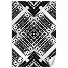 Pattern Tile Repeating Geometric Canvas 24  X 36 