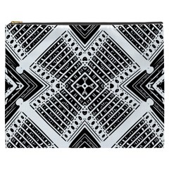 Pattern Tile Repeating Geometric Cosmetic Bag (xxxl) by Ravend