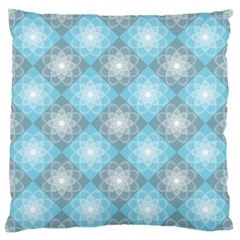 White Light Blue Gray Tile Standard Premium Plush Fleece Cushion Case (two Sides) by Ravend