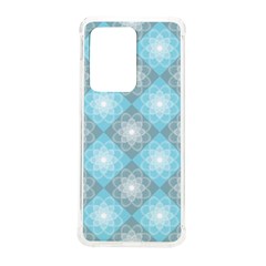 White Light Blue Gray Tile Samsung Galaxy S20 Ultra 6 9 Inch Tpu Uv Case by Ravend