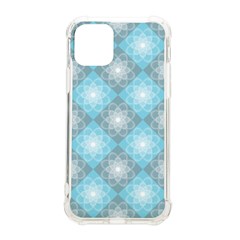 White Light Blue Gray Tile Iphone 11 Pro 5 8 Inch Tpu Uv Print Case by Ravend