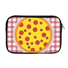 Pizza Table Pepperoni Sausage Apple Macbook Pro 17  Zipper Case by Ravend