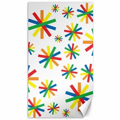 Celebrate Pattern Colorful Design Canvas 40  X 72 