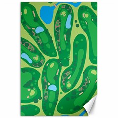 Golf Course Par Golf Course Green Canvas 20  X 30  by Ravend