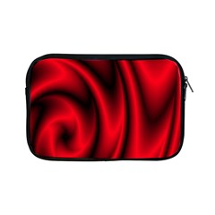 Background Red Color Swirl Apple Ipad Mini Zipper Cases by Ravend