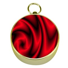 Background Red Color Swirl Gold Compasses