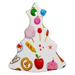 Summer Fair Food Goldfish Christmas Tree Ornament (two Sides)