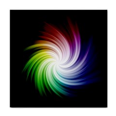 Rainbow Swirl Twirl Face Towel