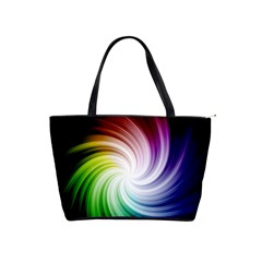 Rainbow Swirl Twirl Classic Shoulder Handbag by Ravend