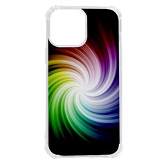 Rainbow Swirl Twirl Iphone 13 Pro Max Tpu Uv Print Case by Ravend