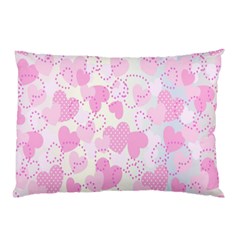 Valentine Background Hearts Bokeh Pillow Case