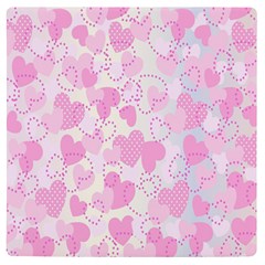 Valentine Background Hearts Bokeh Uv Print Square Tile Coaster 