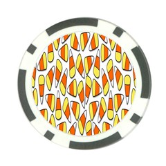 Candy Corn Halloween Candy Candies Poker Chip Card Guard