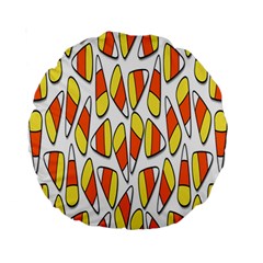 Candy Corn Halloween Candy Candies Standard 15  Premium Round Cushions