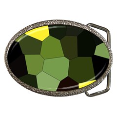 Mosaic Structure Background Tile Belt Buckles