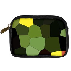 Mosaic Structure Background Tile Digital Camera Leather Case by Ravend