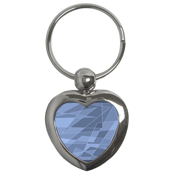 Lines Shapes Pattern Web Creative Key Chain (Heart)