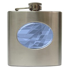 Lines Shapes Pattern Web Creative Hip Flask (6 Oz) by Ravend