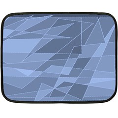 Lines Shapes Pattern Web Creative Two Sides Fleece Blanket (mini)