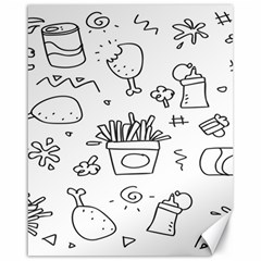 Set Chalk Out Scribble Collection Canvas 16  X 20  by Ravend