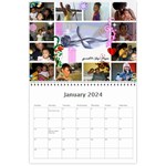 Joy Payne 2024 Wall Calendar 11 x 8.5 (12-Months) Jan 2024