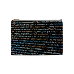 Close Up Code Coding Computer Cosmetic Bag (medium) by Amaryn4rt