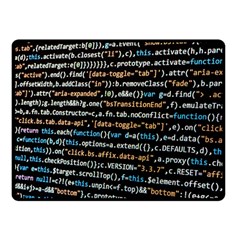Close Up Code Coding Computer Two Sides Fleece Blanket (small) by Amaryn4rt