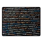 Close Up Code Coding Computer Two Sides Fleece Blanket (Small) 45 x34  Blanket Front