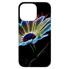 Flower Pattern Design Abstract Background Iphone 14 Pro Max Black Uv Print Case by Amaryn4rt
