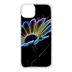 Flower Pattern Design Abstract Background Iphone 14 Plus Tpu Uv Print Case by Amaryn4rt