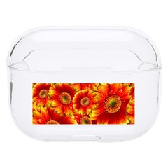 Gerbera Flowers Blossom Bloom Hard Pc Airpods Pro Case by Amaryn4rt