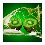 Kiwi Fruit Vitamins Healthy Cut Medium Glasses Cloth Front