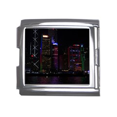 Hong Kong China Asia Skyscraper Mega Link Italian Charm (18mm) by Amaryn4rt