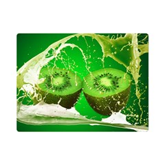 Kiwi Fruit Vitamins Healthy Cut Premium Plush Fleece Blanket (mini) by Amaryn4rt