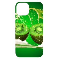 Kiwi Fruit Vitamins Healthy Cut Iphone 14 Black Uv Print Case by Amaryn4rt