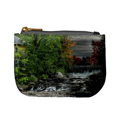 Landscape Summer Fall Colors Mill Mini Coin Purse by Amaryn4rt